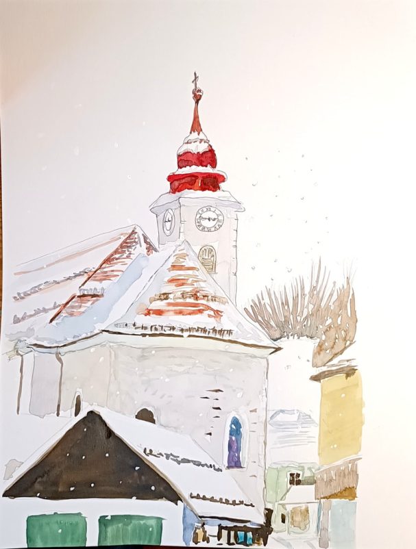 in Göstling schneits